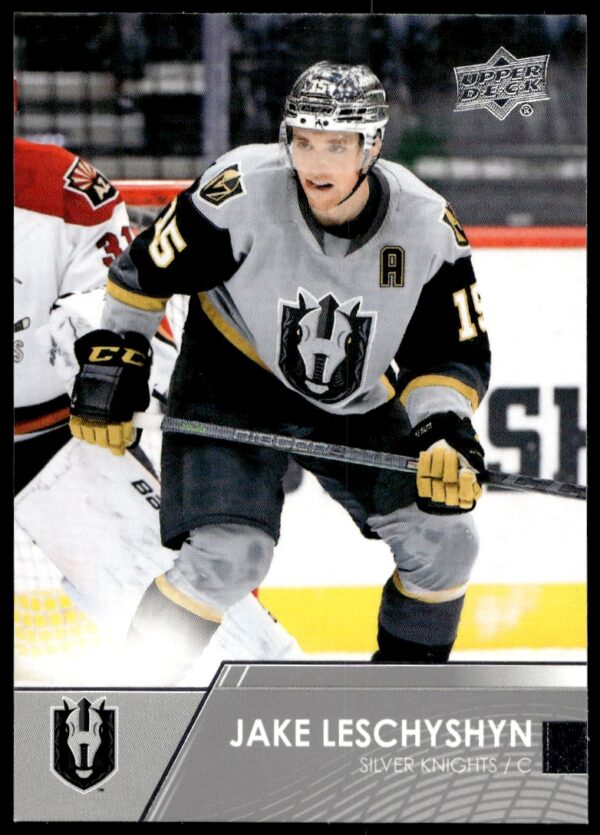 2021 Upper Deck AHL Jake Leschyshyn #12 (Front)