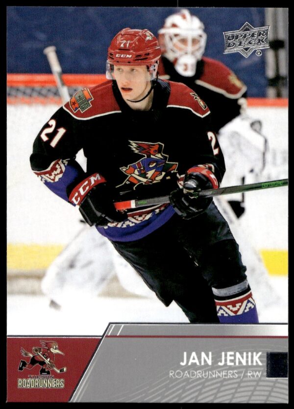 2021 Upper Deck AHL Jan Jenik #20 (Front)