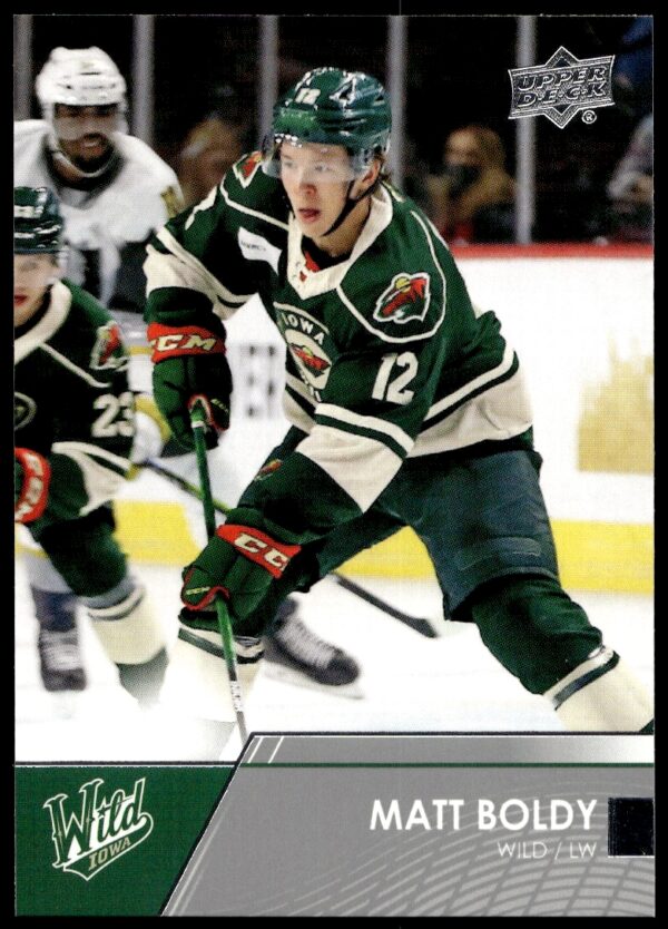 2021 Upper Deck AHL Matt Boldy #3 (Front)