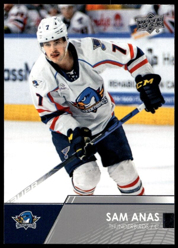 2021 Upper Deck AHL Sam Anas #25 (Front)