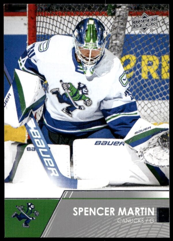 2021 Upper Deck AHL Spencer Martin #15 (Front)