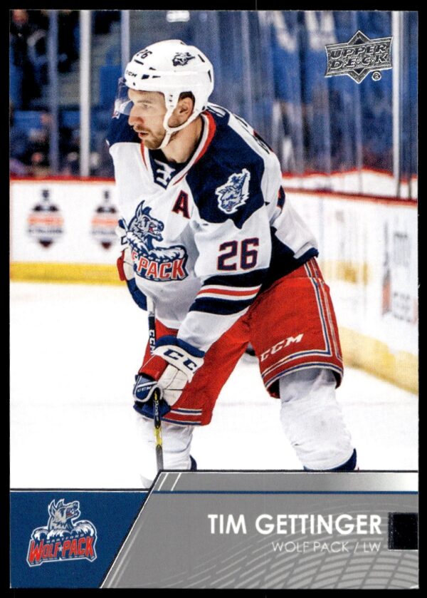 2021 Upper Deck AHL Tim Gettinger #7 (Front)