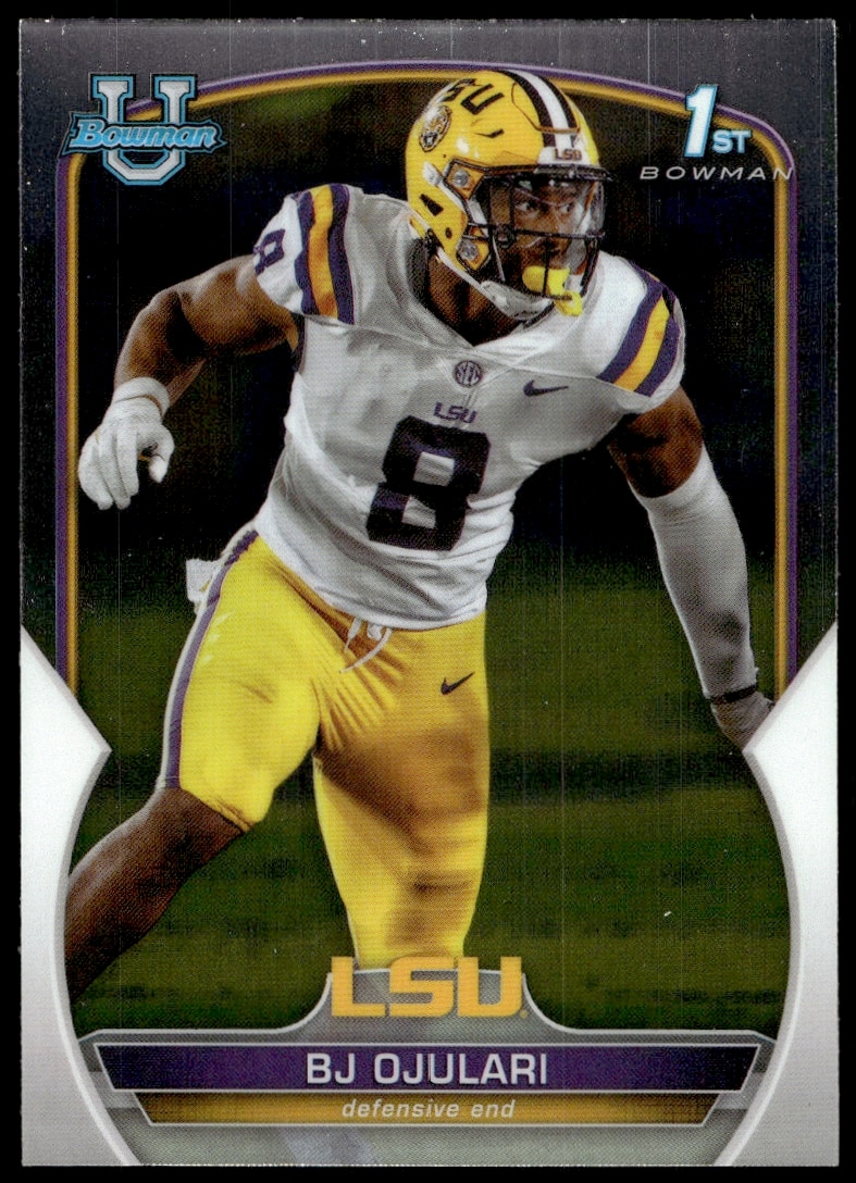 2022 Bowman University Chrome BJ Ojulari #58 (Front)