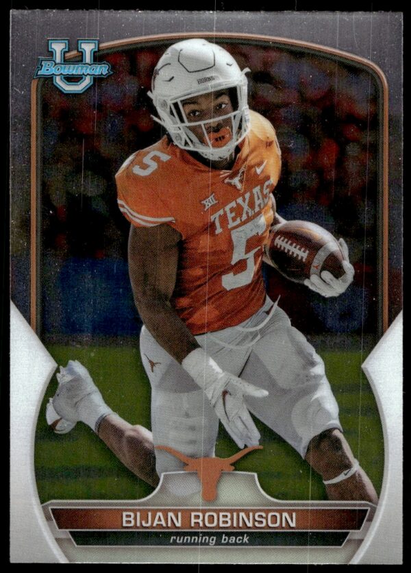 2022 Bowman University Chrome Bijan Robinson #70 (Front)