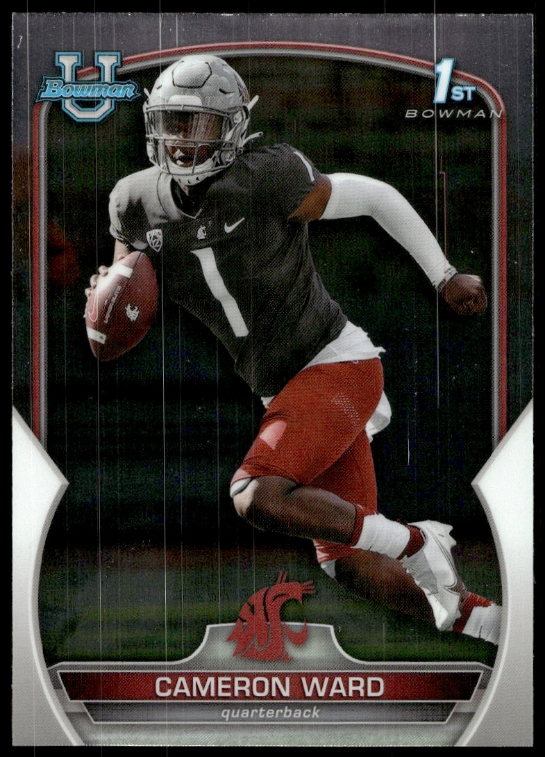 2022 Bowman University Chrome Cameron Ward #34 (Front)