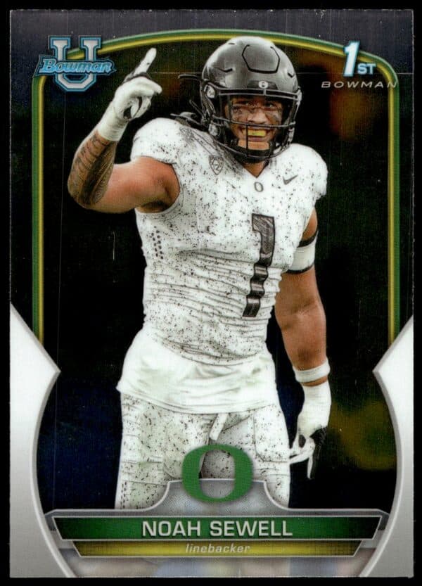 2022 Bowman University Chrome Noah Sewell #57 (Front)