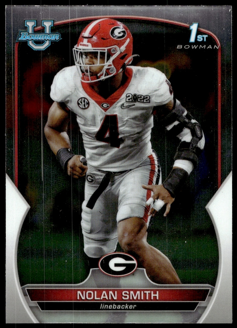 2022 Bowman University Chrome Nolan Smith #33 (Front)