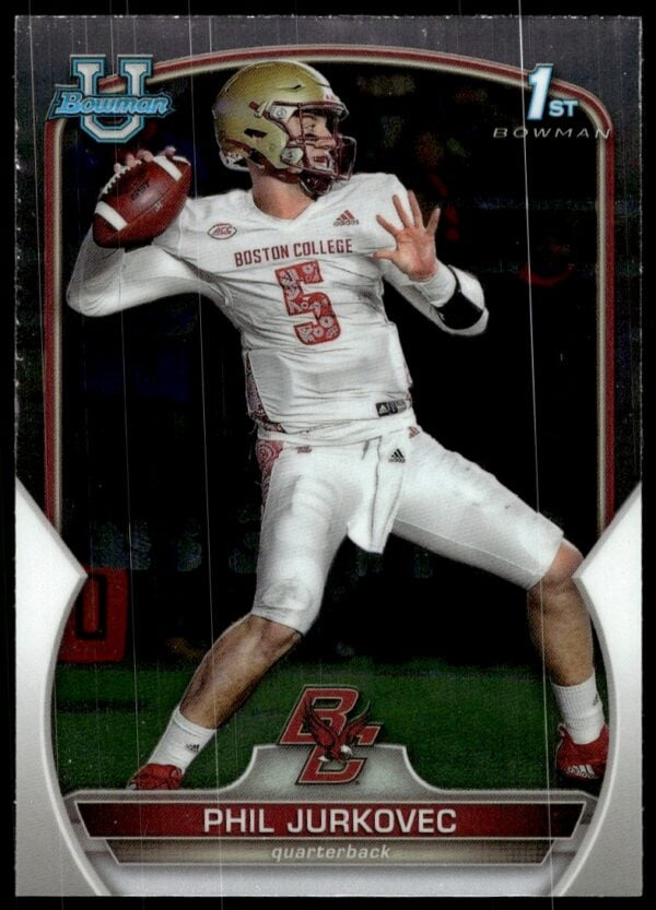 2022 Bowman University Chrome Phil Jurkovec #35 (Front)