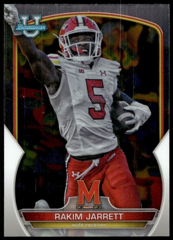 2022 Bowman University Chrome Rakim Jarrett #2 (Front)