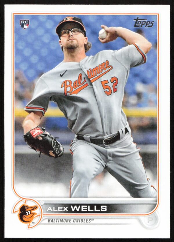 2022 Topps Series 1 Alex Wells #118 (Front)