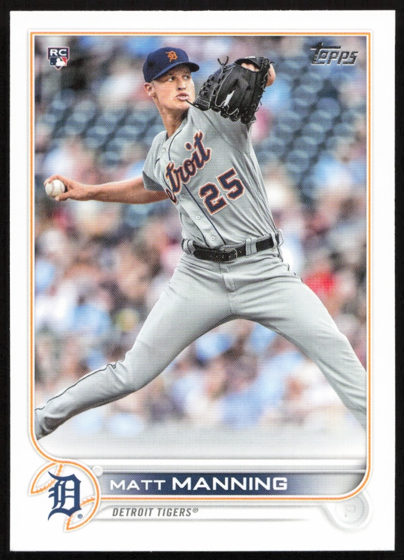 2022 Topps Series 1 Matt Manning #31 (Front)