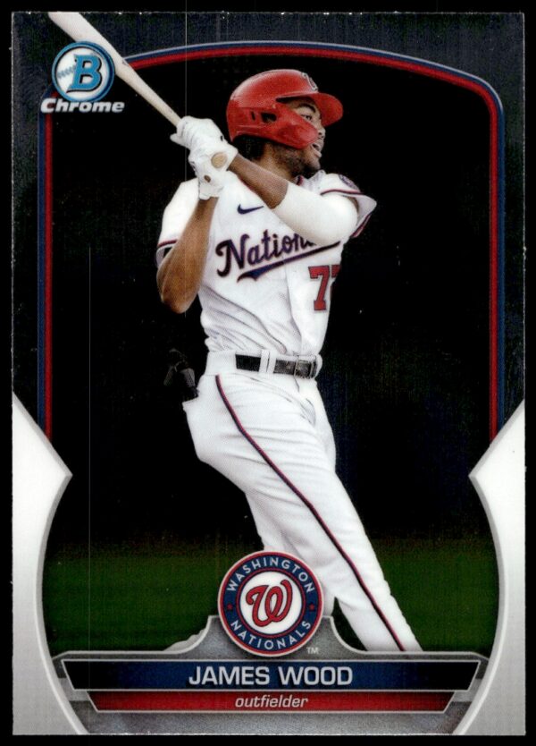 2023 Bowman James Wood Chrome Prospects #BCP-129 (Front)