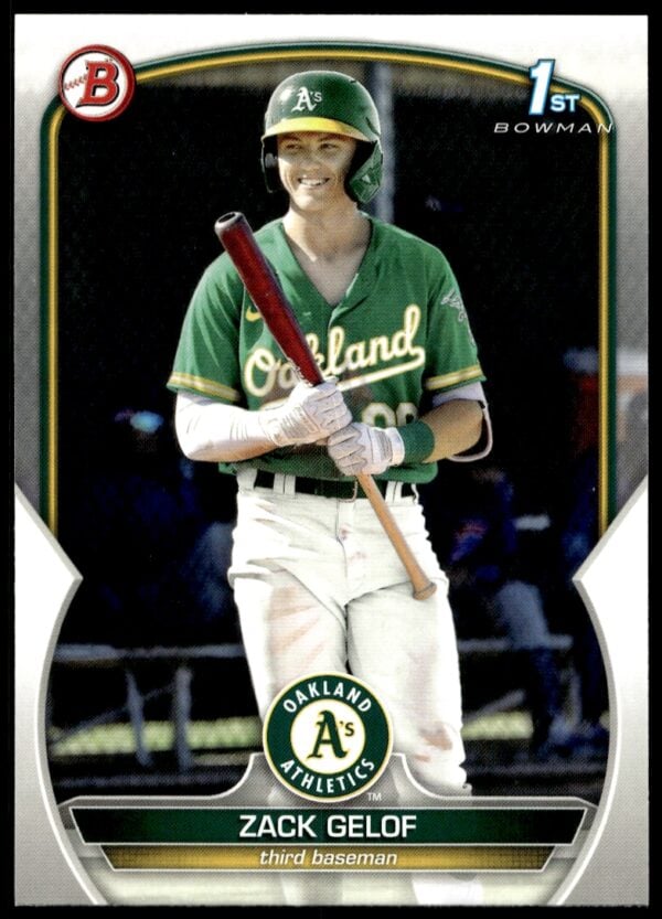 2023 Bowman Zack Gelof Prospects #BP-1 (Front)