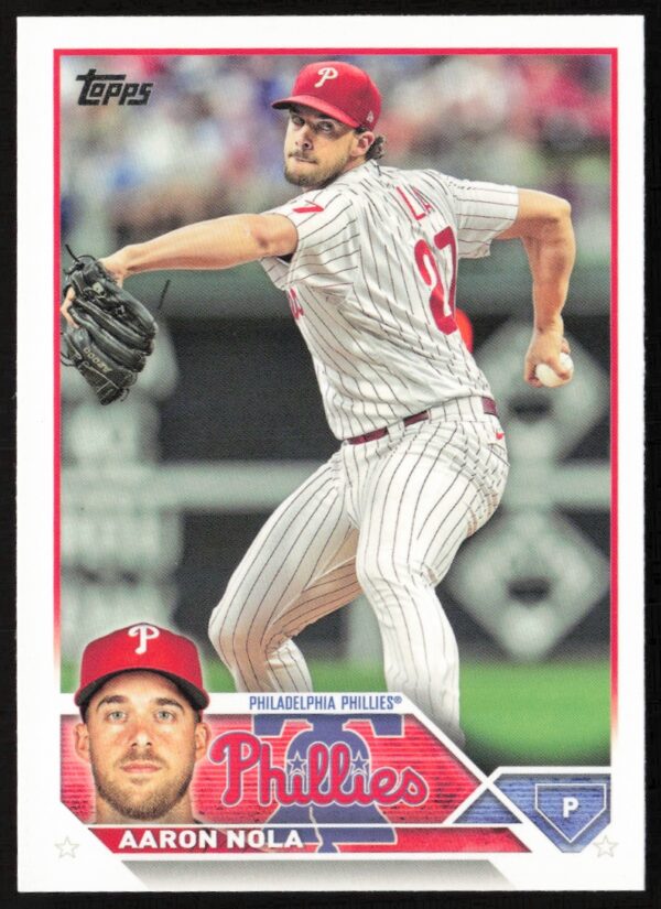 2023 Topps Series 1 Aaron Nola #278 (Front)