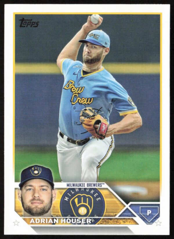 2023 Topps Series 1 Adrian Houser #323 (Front)