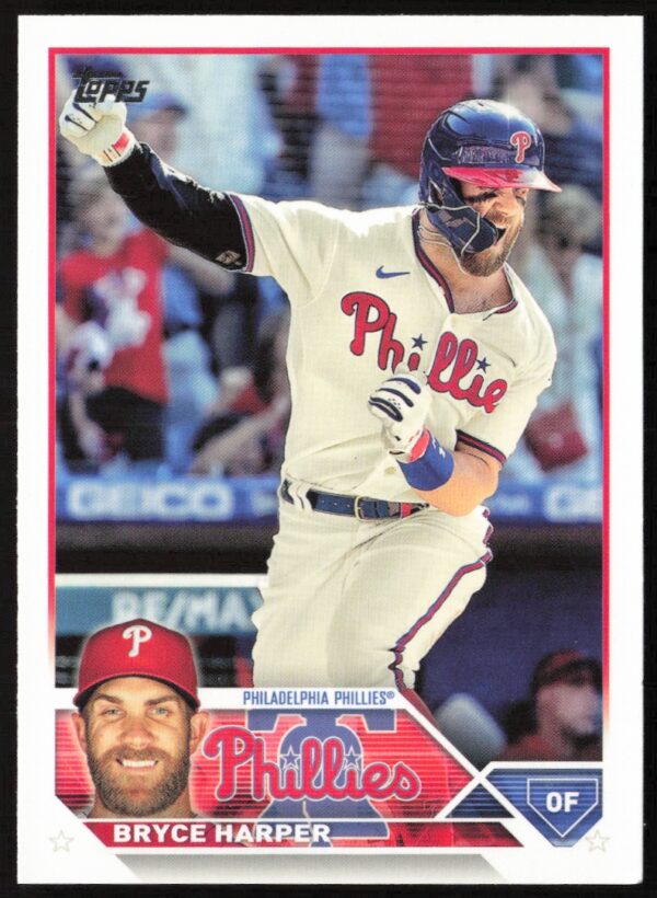 2023 Topps Series 1 Bryce Harper #3 (Front)