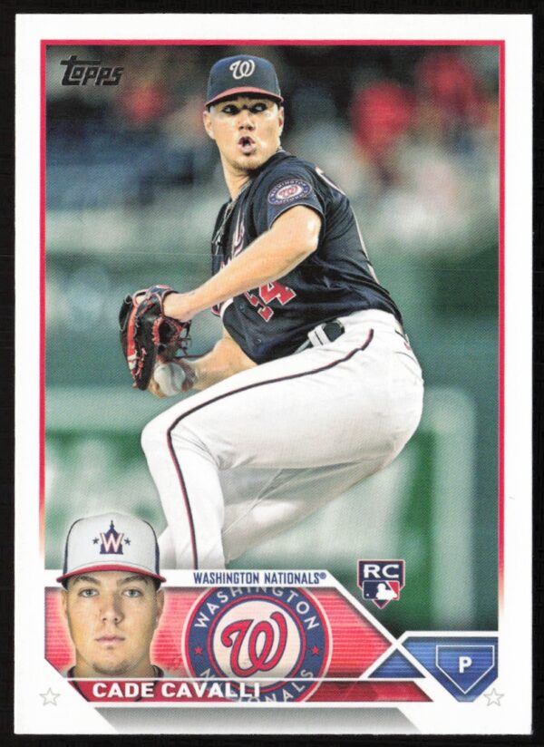 2023 Topps Series 1 Cade Cavalli #320 (Front)