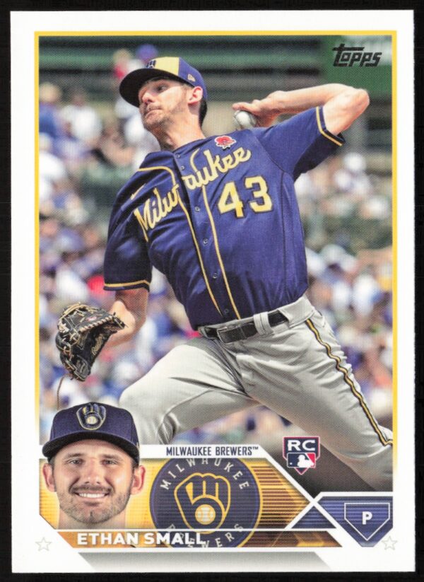 2023 Topps Series 1 Ethan Small #87 (Front)