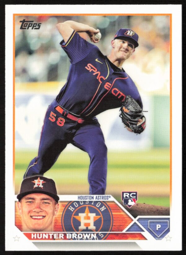 2023 Topps Series 1 Hunter Brown #111 (Front)