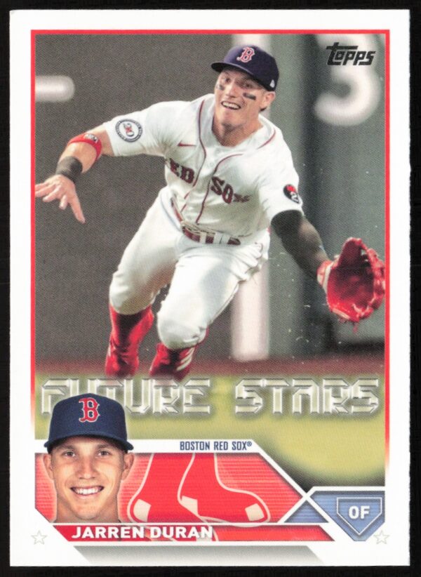 2023 Topps Series 1 Jarren Duran Future Stars #242 (Front)