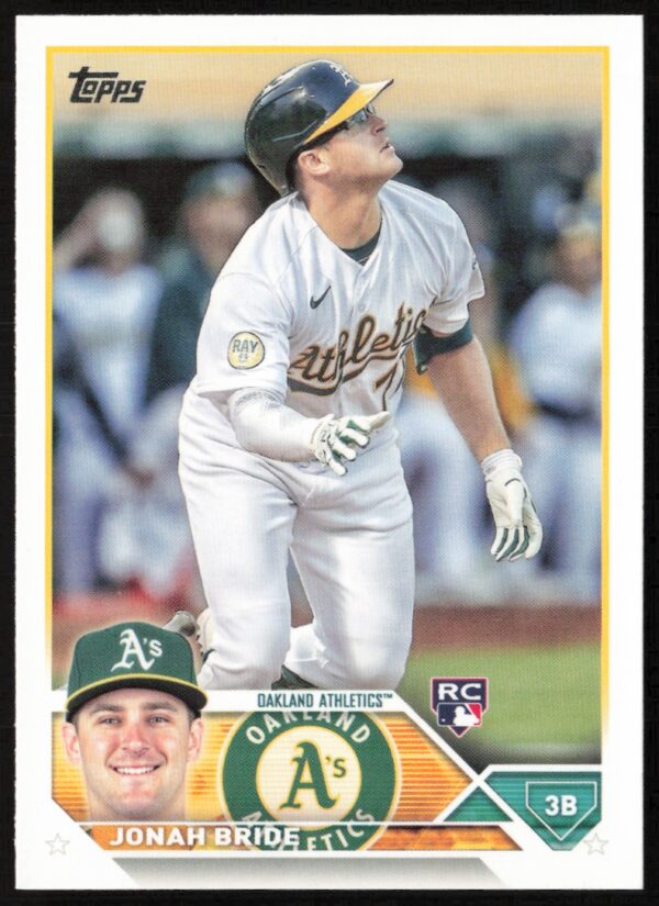 2023 Topps Series 1 Jonah Bride #95 (Front)