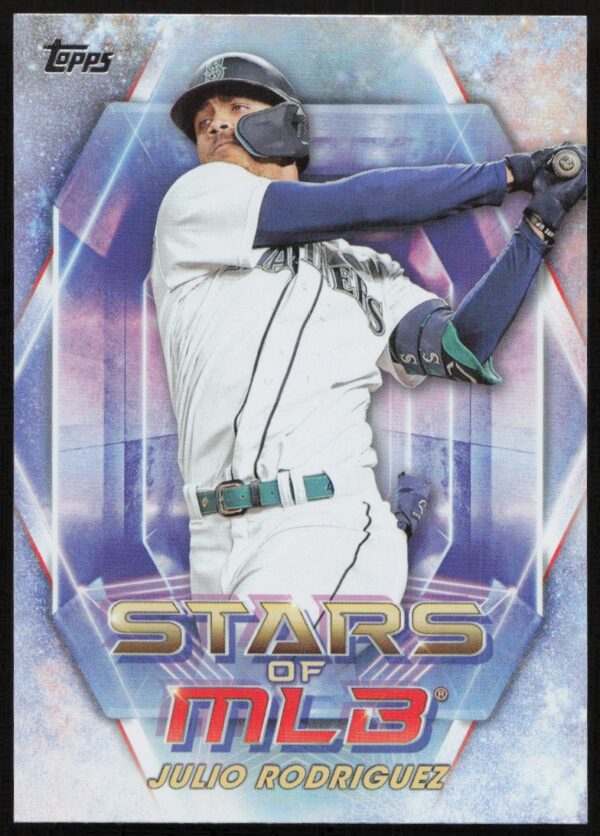 2023 Topps Series 1 Julio Rodriguez Stars of MLB #SMLB-16 (Front)