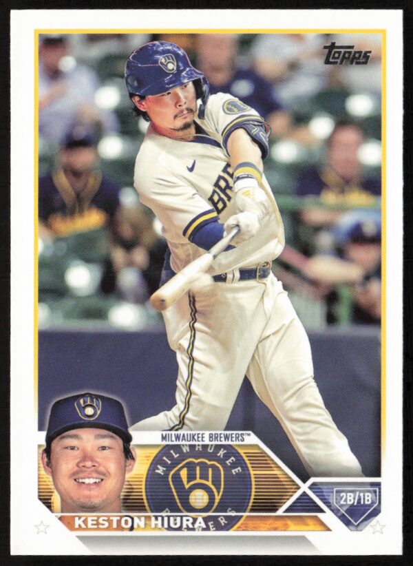 2023 Topps Series 1 Keston Hiura #104 (Front)