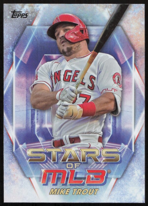 2023 Topps Series 1 Mike Trout Stars of MLB #SMLB-2 (Front)