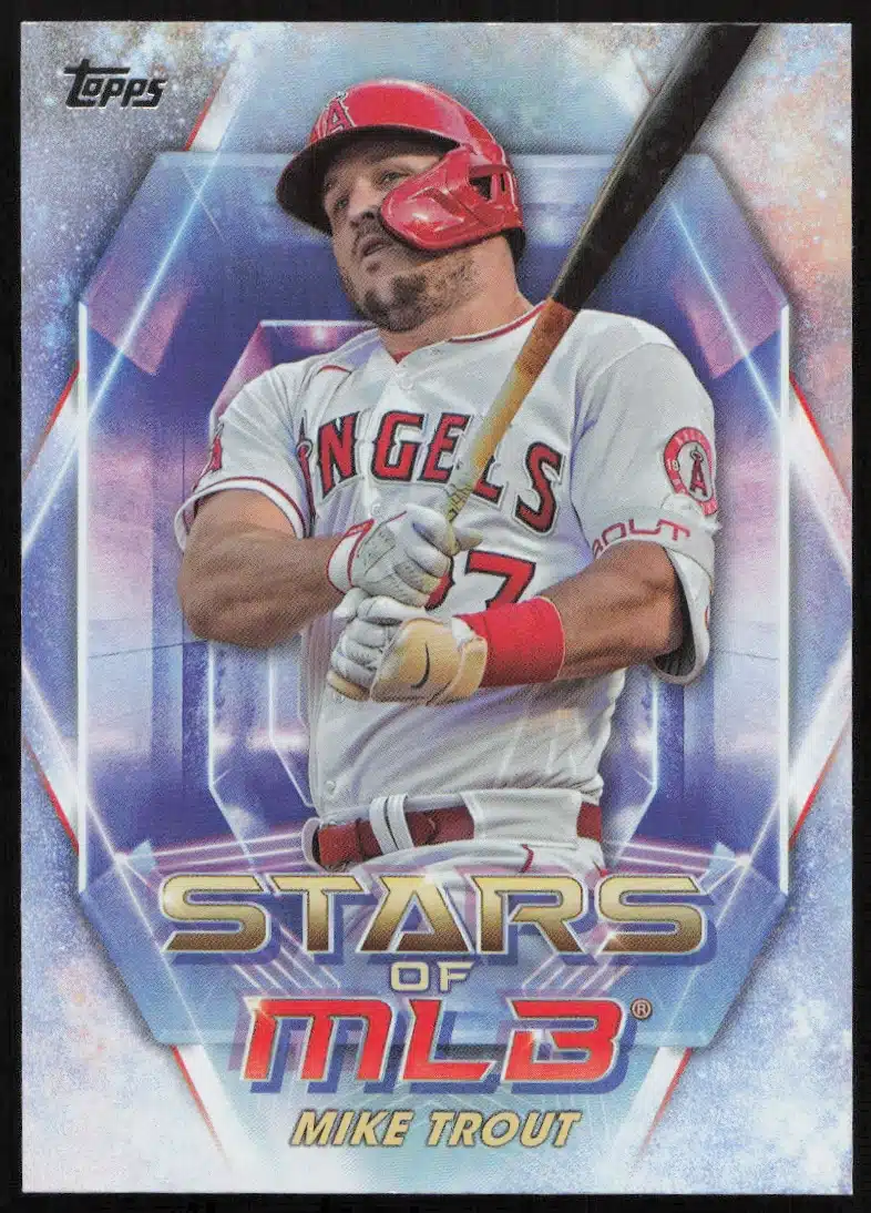 2023 Topps Series 1 Mike Trout Stars of MLB #SMLB-2 (Front)