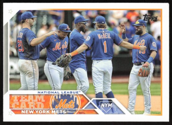 2023 Topps Series 1 New York Mets Team Card #291 (Front)