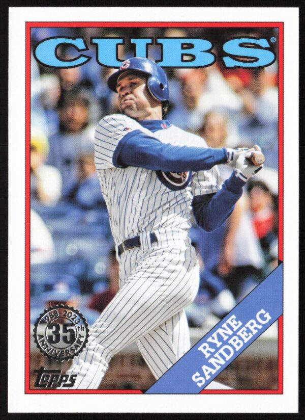 2023 Topps Series 1 Ryne Sandberg 1988 Topps Baseball 35th Anniversary #T88-92 (Front)