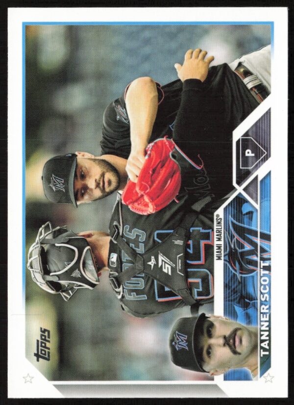 2023 Topps Series 1 Tanner Scott #18 (Front)