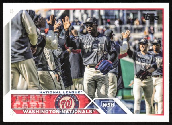 2023 Topps Series 1 Washington Nationals TC #316 (Front)