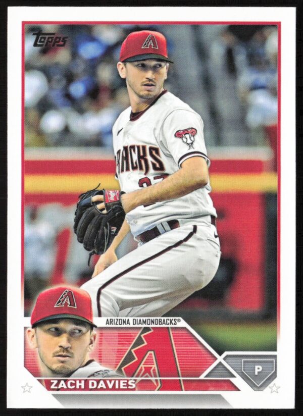 2023 Topps Series 1 Zach Davies #123 (Front)