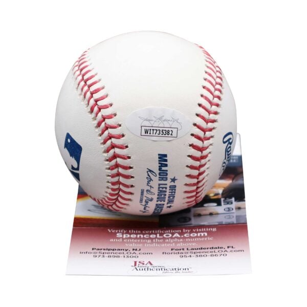 Domingo German signed MLB baseball with JSA certificate of authenticity.