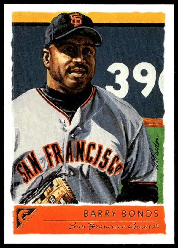 2001 Topps Gallery Barry Bonds #34 (Front)