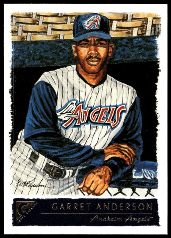 2001 Topps Gallery Garret Anderson #17 (Front)