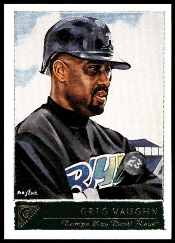 2001 Topps Gallery Greg Vaughn #59 (Front)