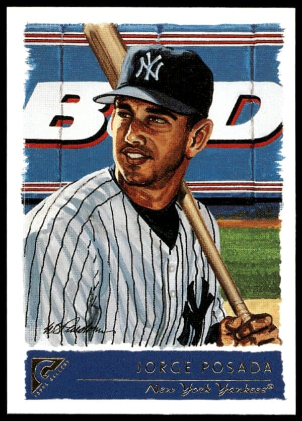 2001 Topps Gallery Jorge Posada #71 (Front)