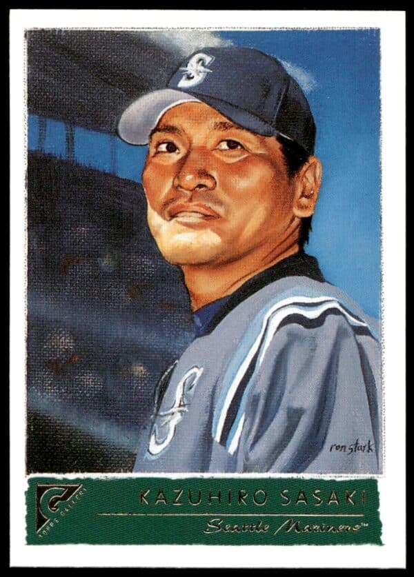 2001 Topps Gallery Kazuhiro Sasaki #60 (Front)