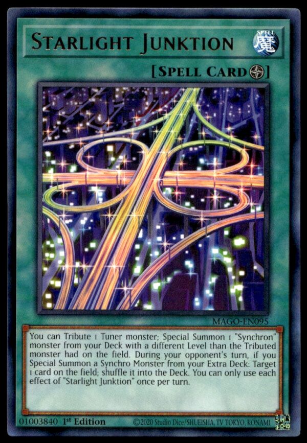 2020 Yu-Gi-Oh! Maximum Gold (1st Edition) Starlight Iunktion #MAGO-EN095 (Front)