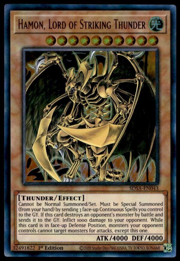 2020 Yu-Gi-Oh! Structure Deck: Sacred Beasts (1st Edition) Hamon