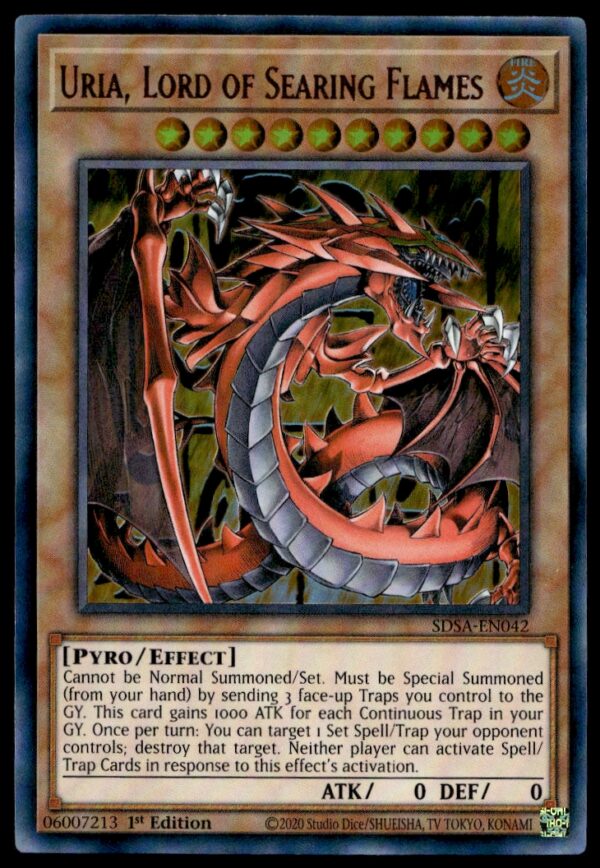 2020 Yu-Gi-Oh! Structure Deck: Sacred Beasts (1st Edition) Uria