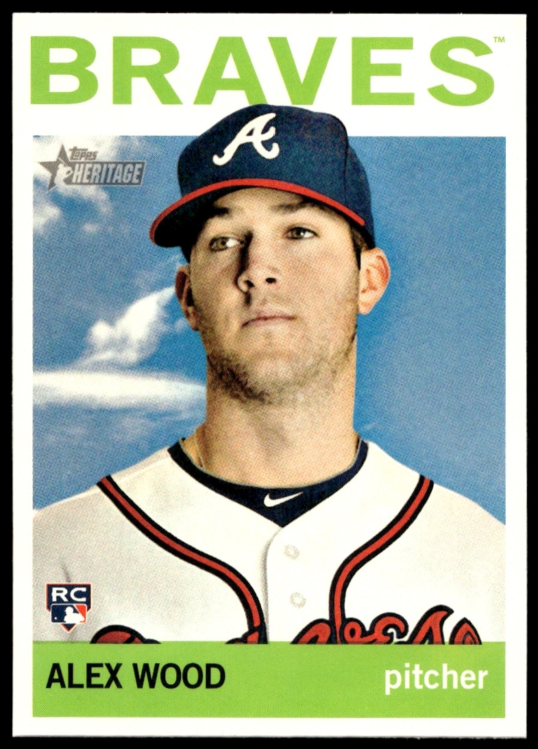 2013 Topps Heritage High Number Alex Wood #H577 (Front)