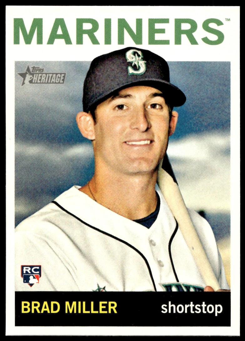 2013 Topps Heritage High Number Brad Miller #H588 (Front)