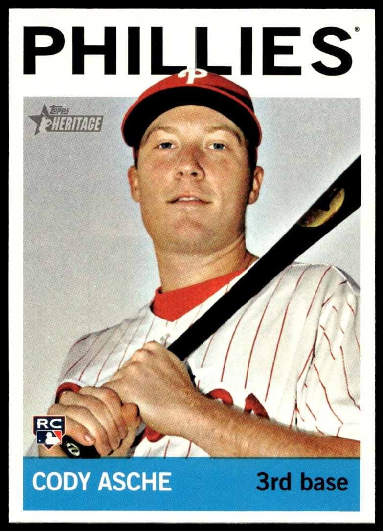 2013 Topps Heritage High Number Cody Asche #H583 (Front)