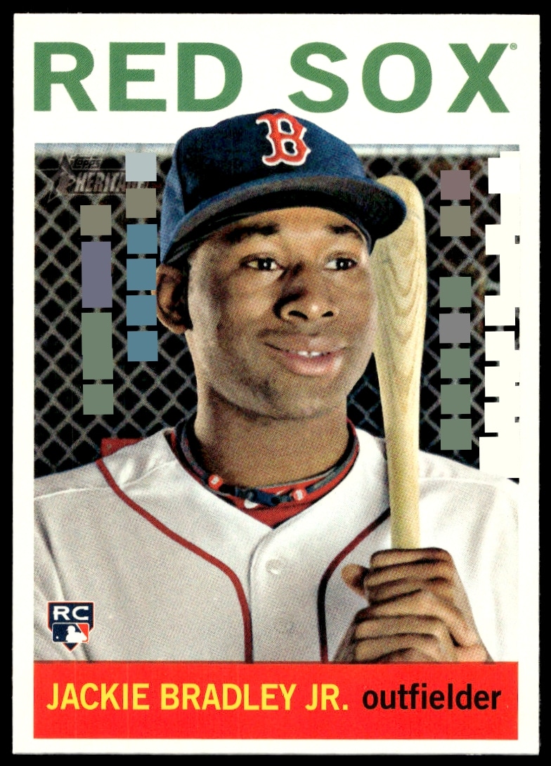 2013 Topps Heritage High Number Jackie Bradley Jr. #H511 (Front)