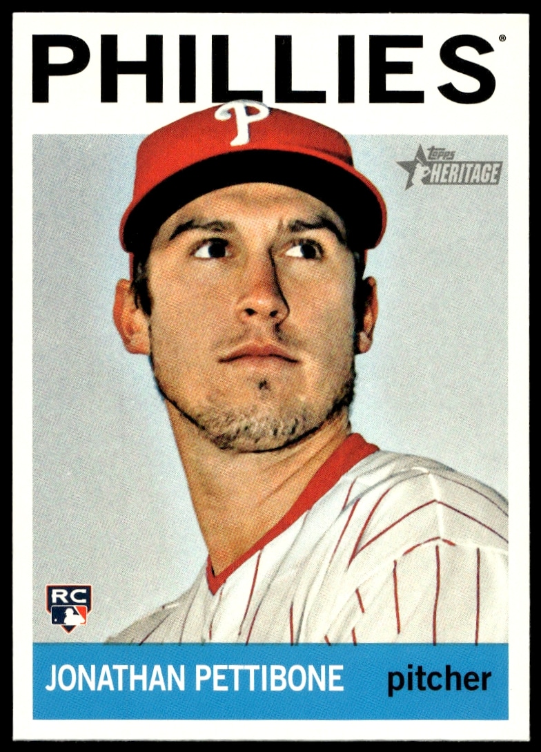 2013 Topps Heritage High Number Jonathan Pettibone #H534 (Front)