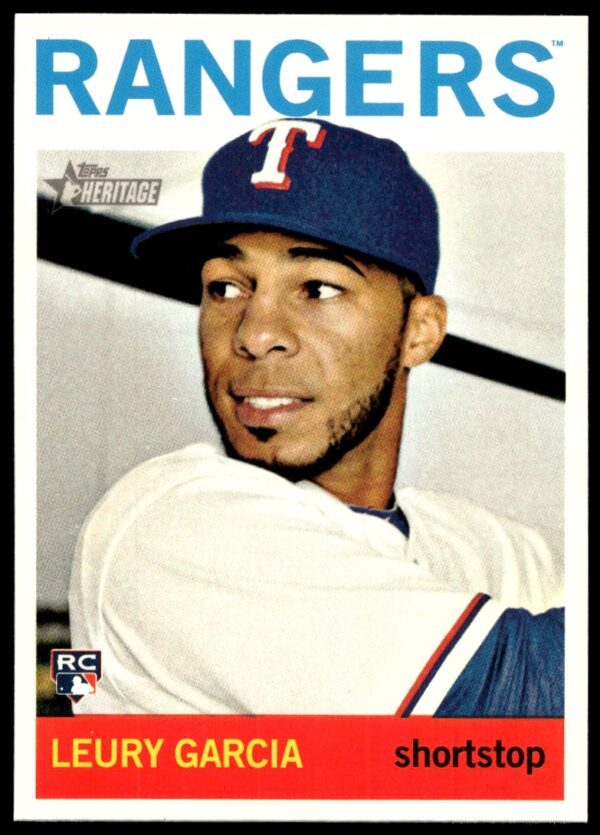 2013 Topps Heritage High Number Leury Garcia #H592 (Front)