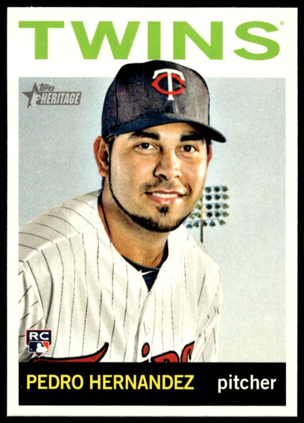 2013 Topps Heritage High Number Pedro Hernandez #H571 (Front)